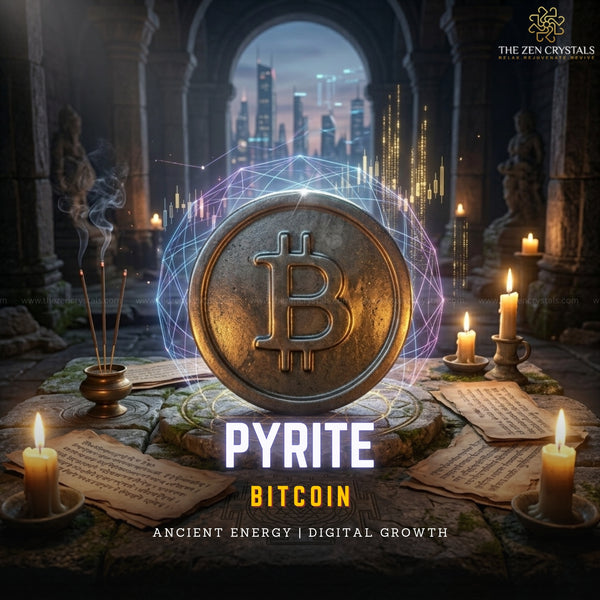 Pyrite Bitcoin by The Zen Crystals