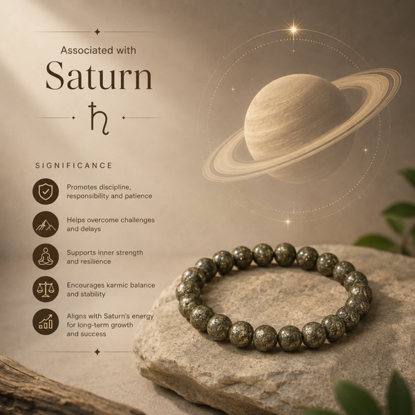 pyrite is associated with saturn