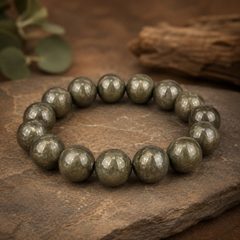 pyrite 12mm bracelet