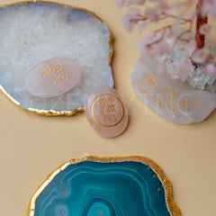 Rose Quartz Zibu Coin For Love & Harmony The Zen Crystals