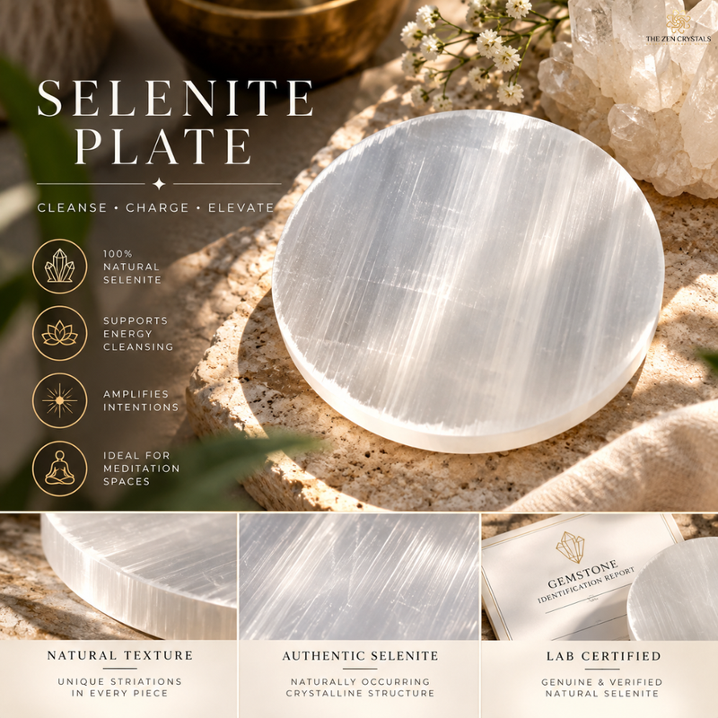 lab certified selenite plate