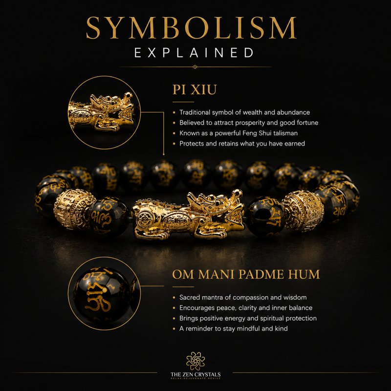 Black Obsidian Pi Xiu Bracelet