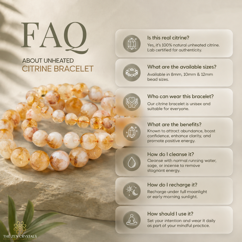 Citrine Bracelet (Unheated)
