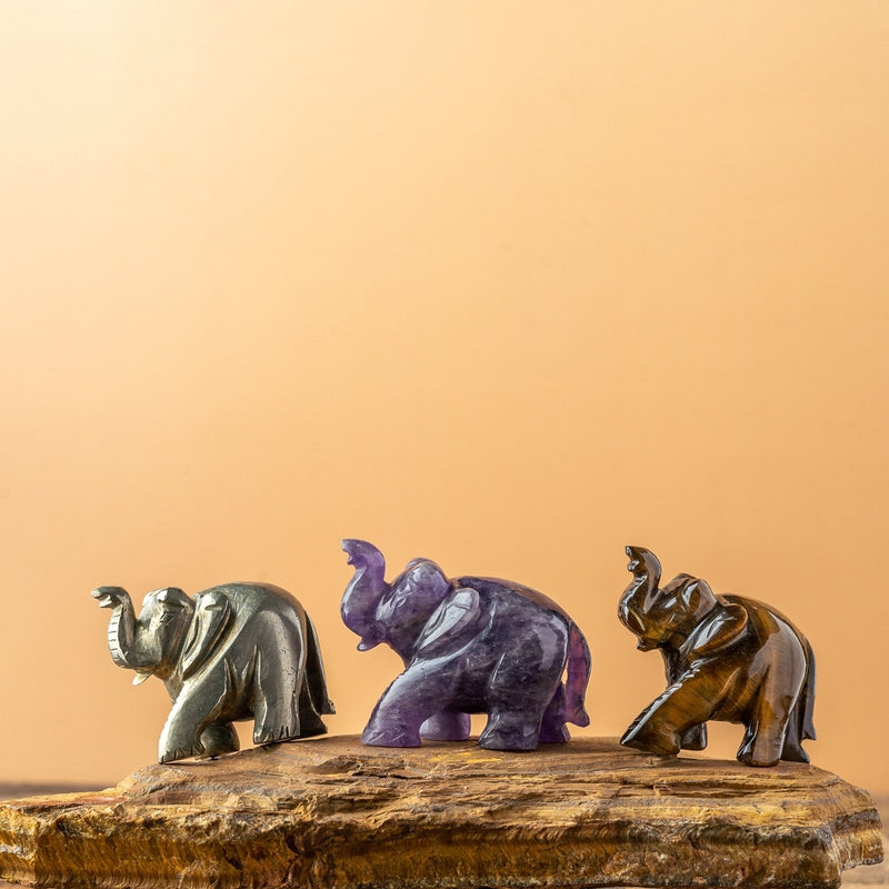  crystal elephant by the zen crystals