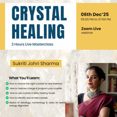 The Zen Crystals 2 Hours Crystal Healing Masterclass [06th Dec'25 - Sat]
