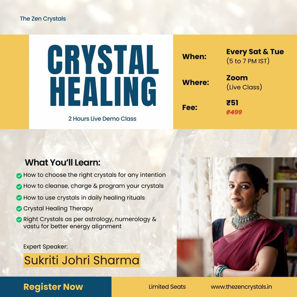 2 Hours Crystal Healing Demo Class
