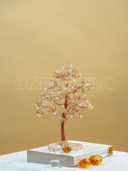 Zen Citrine Good Luck Crystal Tree - Success | 300 Crystals | The Zen Crystals The Zen Crystals
