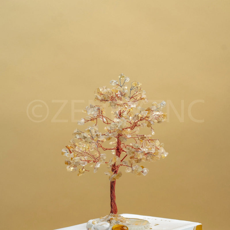 Zen Citrine Good Luck Crystal Tree - Success | 300 Crystals | The Zen Crystals The Zen Crystals