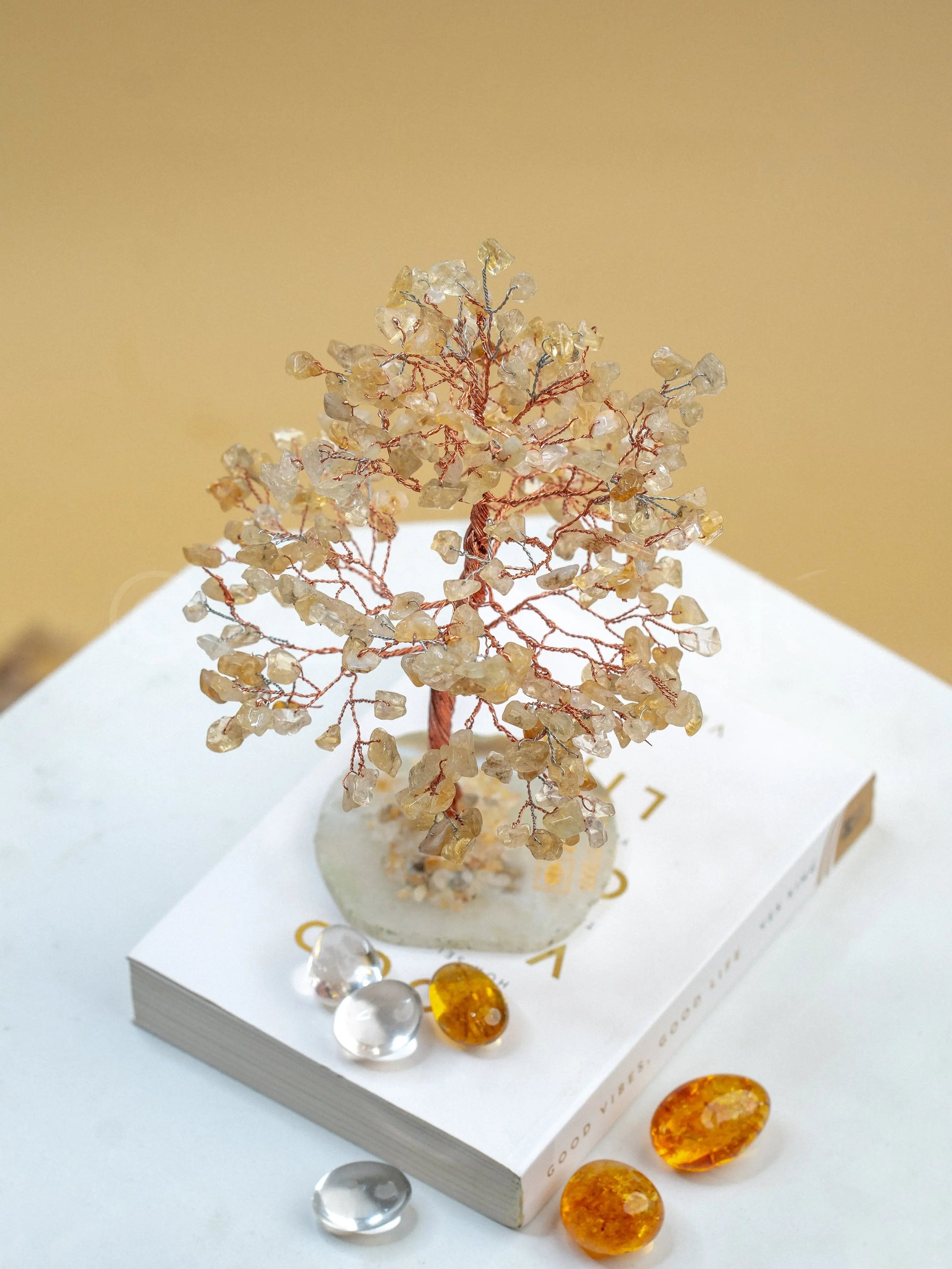 Zen Citrine Good Luck Crystal Tree - Success | 300 Crystals | The Zen Crystals The Zen Crystals