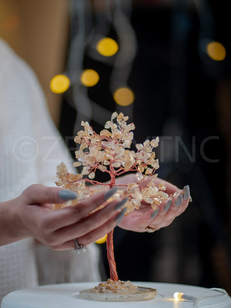 Zen Citrine Good Luck Crystal Tree - Success | 300 Crystals | The Zen Crystals The Zen Crystals
