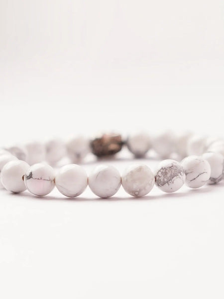 Zen Howlite Bracelet to Strengthen Memory | Fight Insomnia - The Zen Crystals