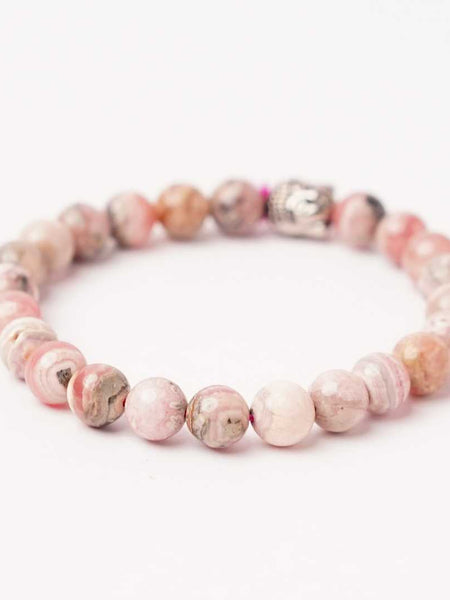 Zen Rhodochrosite Bracelet for Self Love | AAA Quality | 100% Natural & Authentic The Zen Crystals