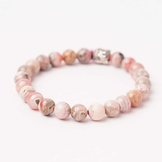 Zen Rhodochrosite Bracelet for Self Love | AAA Quality | 100% Natural & Authentic The Zen Crystals