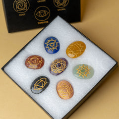 Zen Seven Chakra Healing Stone Set The Zen Crystals