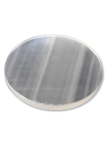 plain selenite plate by the zen crystals