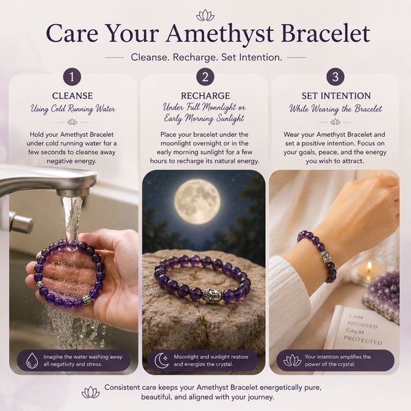 how to use amethyst bracelet | the zen crystals