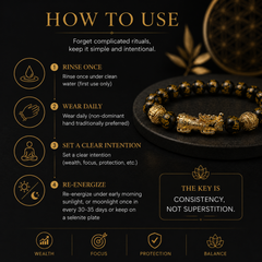 Black Obsidian Pi Xiu Bracelet