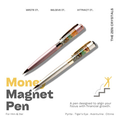 Money Magnet Pen Pack of 2 | the zen crystals
