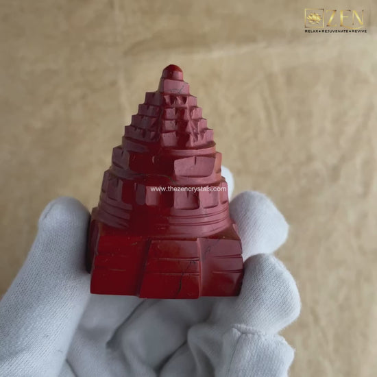 Red Jasper Shri Yantra video | the zen crystals