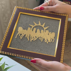 7 horses pyrite frame video