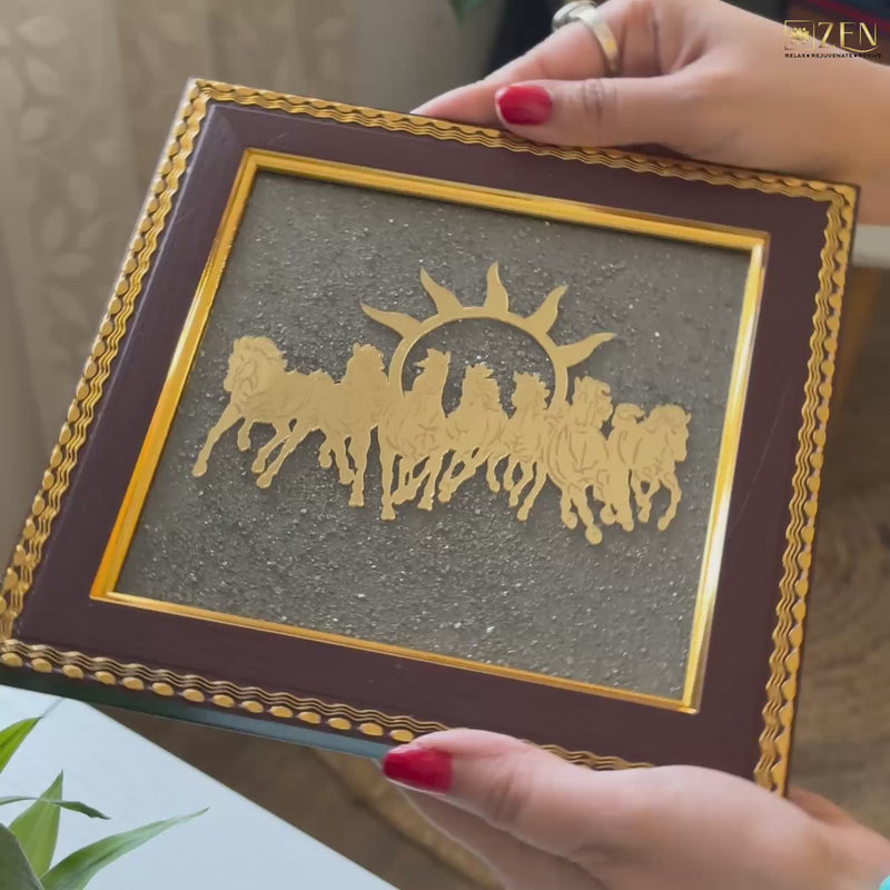 7 horses pyrite frame video
