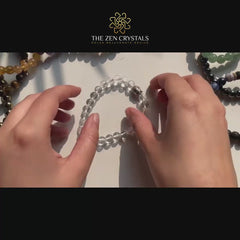 clear quartz bracelet by the zen crystals