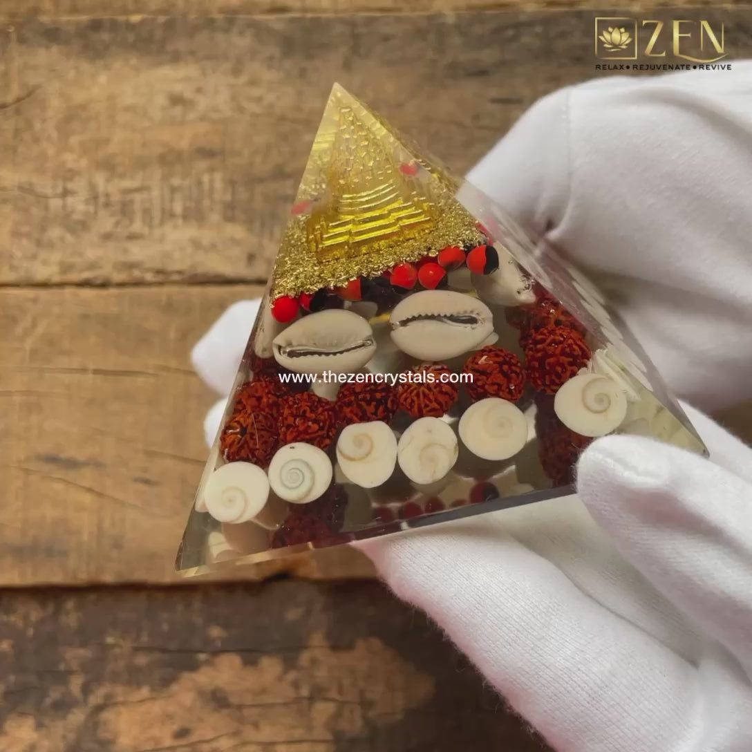 dhan laxmi shri yantra pyramid | the zen crystals