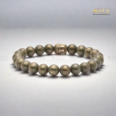Natural Pyrite Bracelet For Wealth, Prosperity & Opportunities - The Zen Crystals