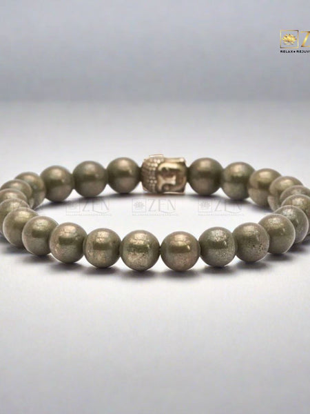 Natural Pyrite Bracelet For Wealth, Prosperity & Opportunities - The Zen Crystals