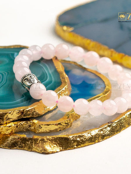 Rose Quartz Bracelet | The Zen Crystals