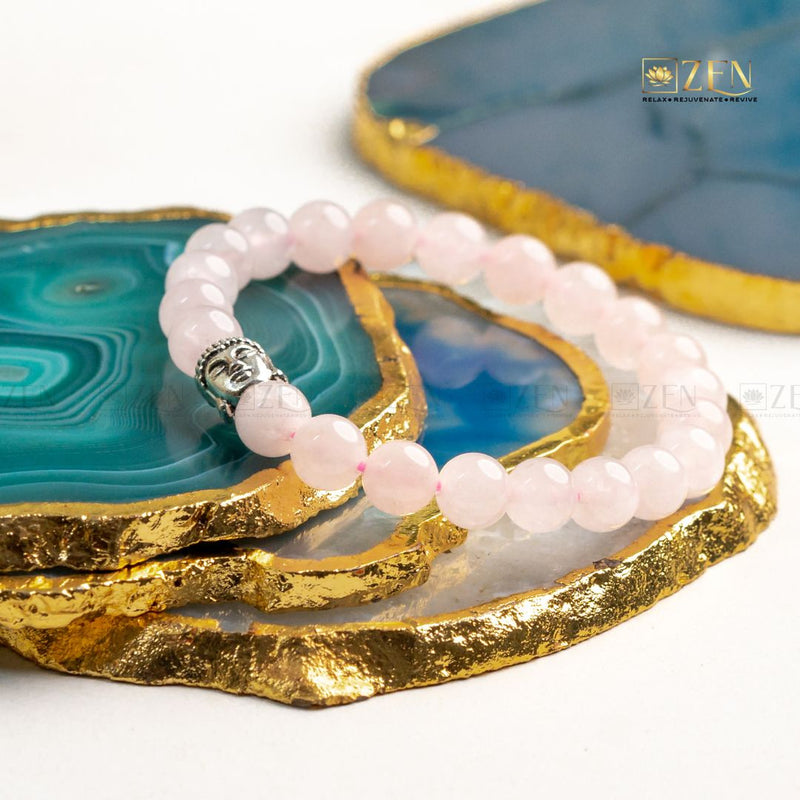 Rose Quartz Bracelet | The Zen Crystals