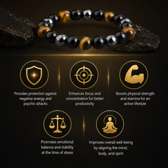 benefits of triple protection bracelet by the zen crystals