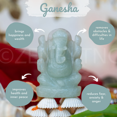 Lord Ganesha - Aventurine The Zen Crystals