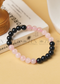 Zen Rose Quartz & Black Onyx Bracelet - The Zen Crystals