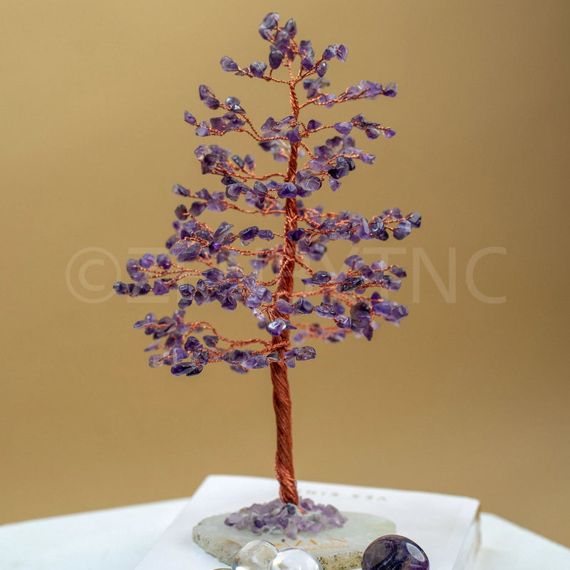 Buy Amethyst Good Luck Crystal Tree - Prosperity | 300 Crystals | The Zen Crystals - The Zen Crystals