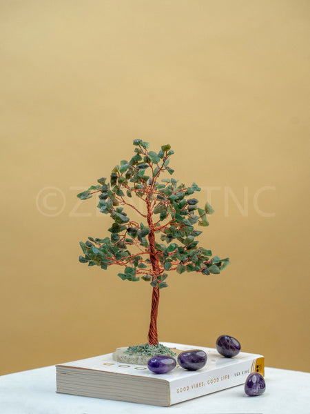 Buy Jade Good Luck Crystal Tree - Wealth| 300 Crystals | The Zen Crystals - The Zen Crystals