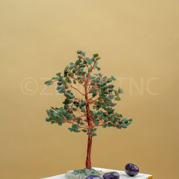 Buy Jade Good Luck Crystal Tree - Wealth| 300 Crystals | The Zen Crystals - The Zen Crystals