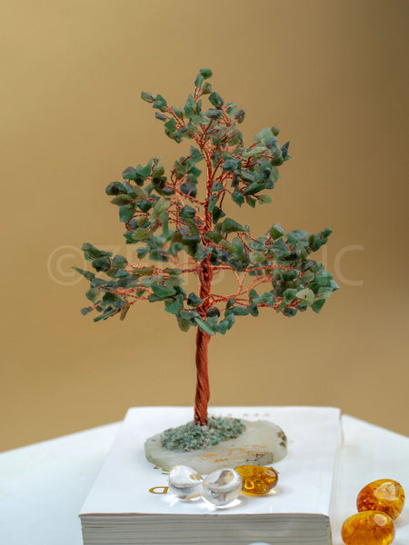 Buy Jade Good Luck Crystal Tree - Wealth| 300 Crystals | The Zen Crystals - The Zen Crystals