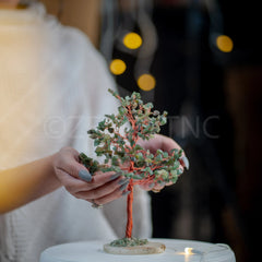 Buy Jade Good Luck Crystal Tree - Wealth| 300 Crystals | The Zen Crystals - The Zen Crystals