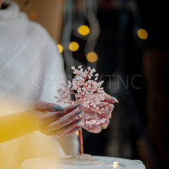 Buy Rose Quartz Good Luck Crystal Tree - Unconditional Love| 300 Crystals | The Zen Crystals - The Zen Crystals
