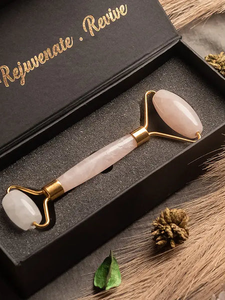Face Rollers | Rose Quartz Face Roller | The Zen Crystals - The Zen Crystals