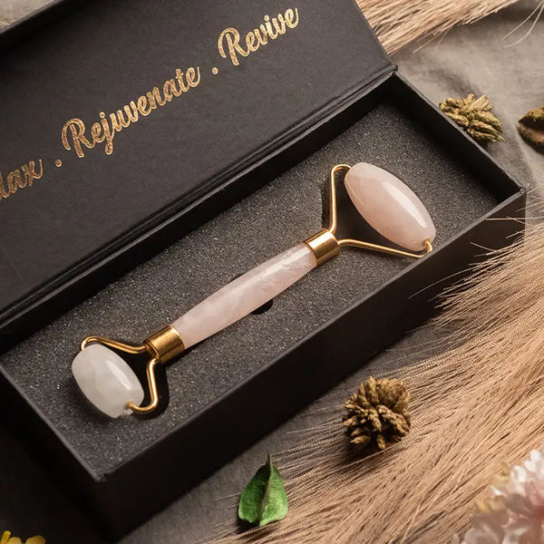 Face Rollers | Rose Quartz Face Roller | The Zen Crystals - The Zen Crystals