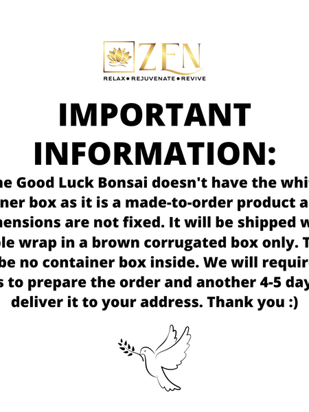 Zen Jade Good Luck Crystal Tree - Wealth | 1000 Beads | Wood Base | The Zen Crystals The Zen Crystals