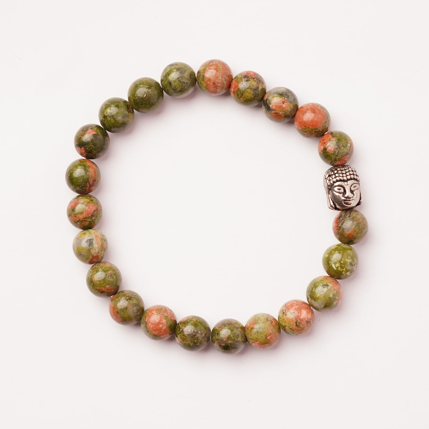 Zen Unakite Bracelet to embrace the present moment The Zen Crystals