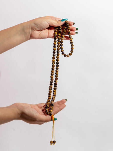 Tiger Eye Jaap Mala | The Zen Crystals The Zen Crystals