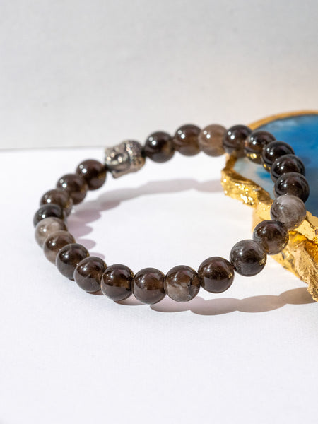 Zen Smoky Quartz Bracelet The Zen Crystals