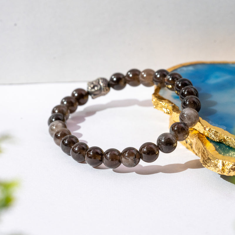 Zen Smoky Quartz Bracelet The Zen Crystals