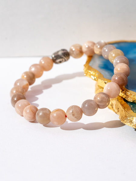 Zen Multi Moonstone Bracelet The Zen Crystals
