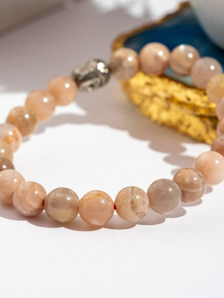 Zen Multi Moonstone Bracelet The Zen Crystals