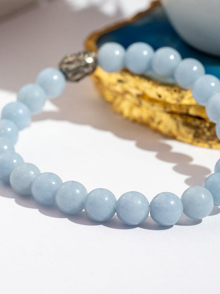 Zen Angelite Bracelet The Zen Crystals
